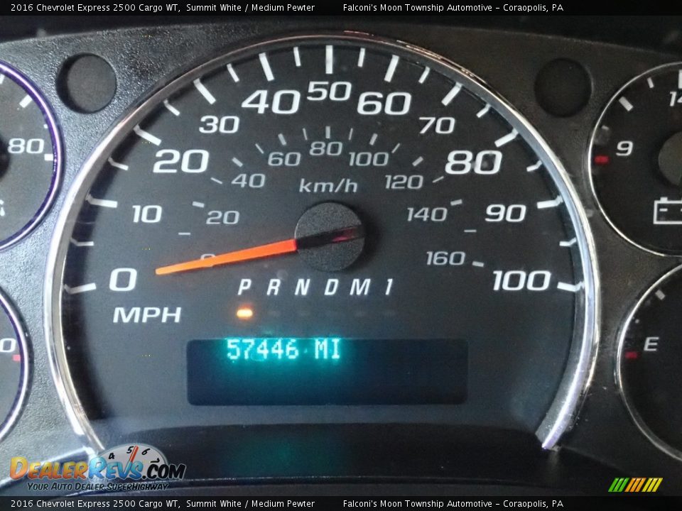 2016 Chevrolet Express 2500 Cargo WT Gauges Photo #19