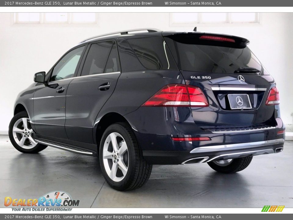 2017 Mercedes-Benz GLE 350 Lunar Blue Metallic / Ginger Beige/Espresso Brown Photo #10