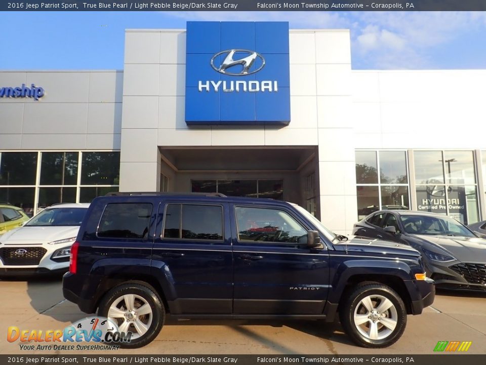 2016 Jeep Patriot Sport True Blue Pearl / Light Pebble Beige/Dark Slate Gray Photo #1