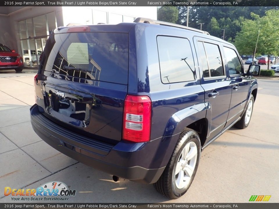 2016 Jeep Patriot Sport True Blue Pearl / Light Pebble Beige/Dark Slate Gray Photo #2