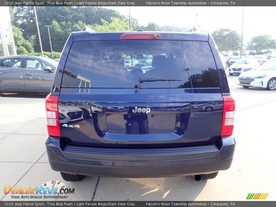 2016 Jeep Patriot Sport True Blue Pearl / Light Pebble Beige/Dark Slate Gray Photo #3