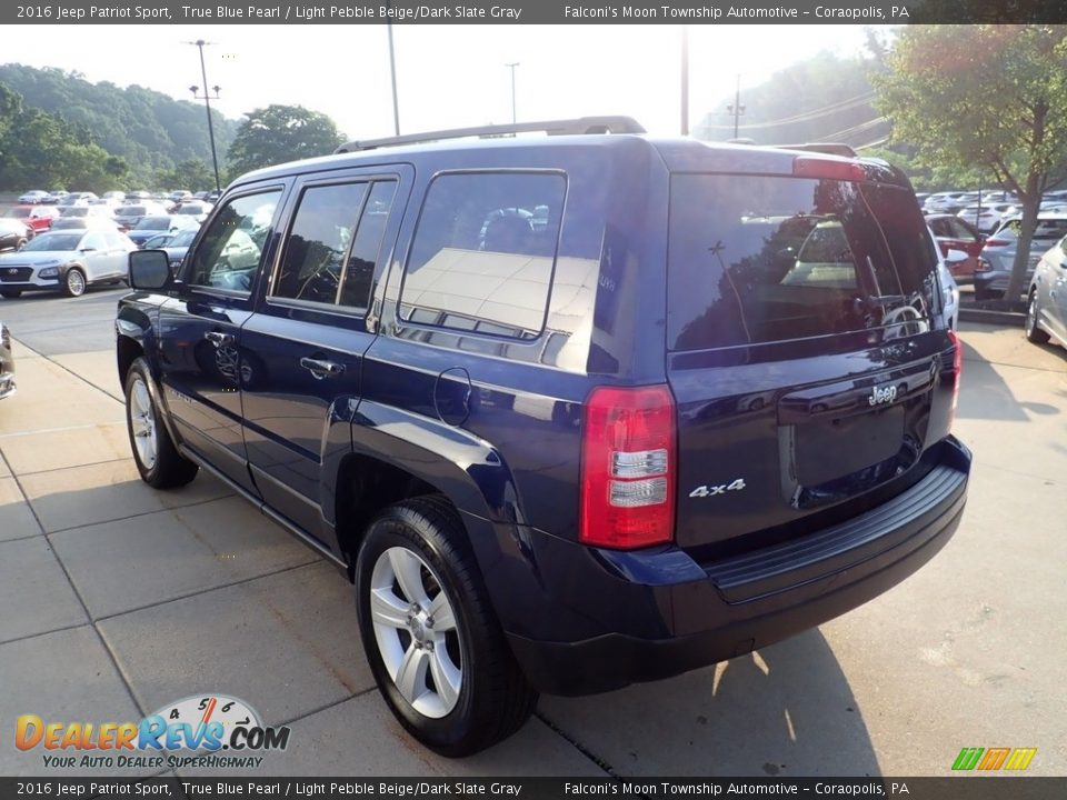 2016 Jeep Patriot Sport True Blue Pearl / Light Pebble Beige/Dark Slate Gray Photo #5
