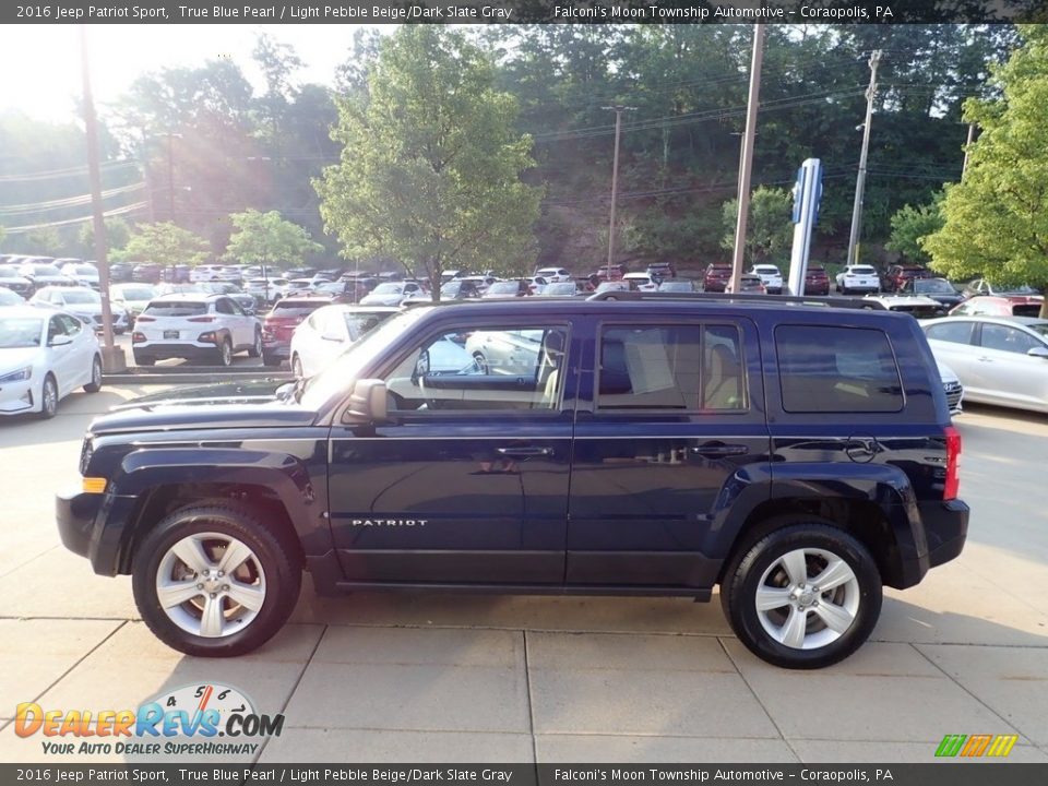 2016 Jeep Patriot Sport True Blue Pearl / Light Pebble Beige/Dark Slate Gray Photo #6