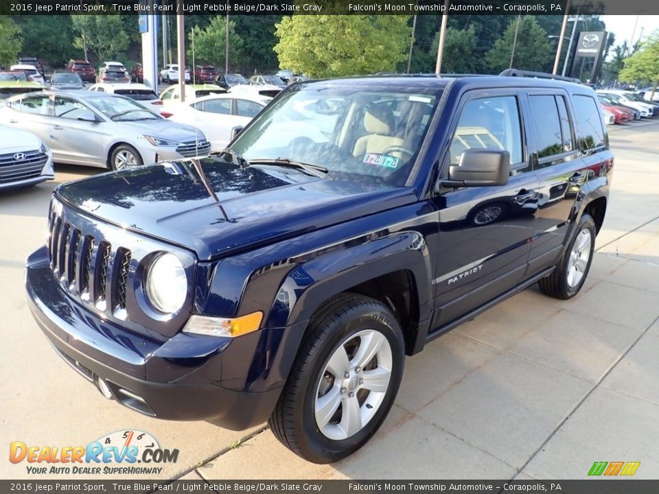 2016 Jeep Patriot Sport True Blue Pearl / Light Pebble Beige/Dark Slate Gray Photo #7