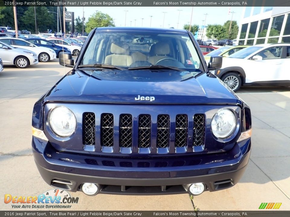 2016 Jeep Patriot Sport True Blue Pearl / Light Pebble Beige/Dark Slate Gray Photo #8