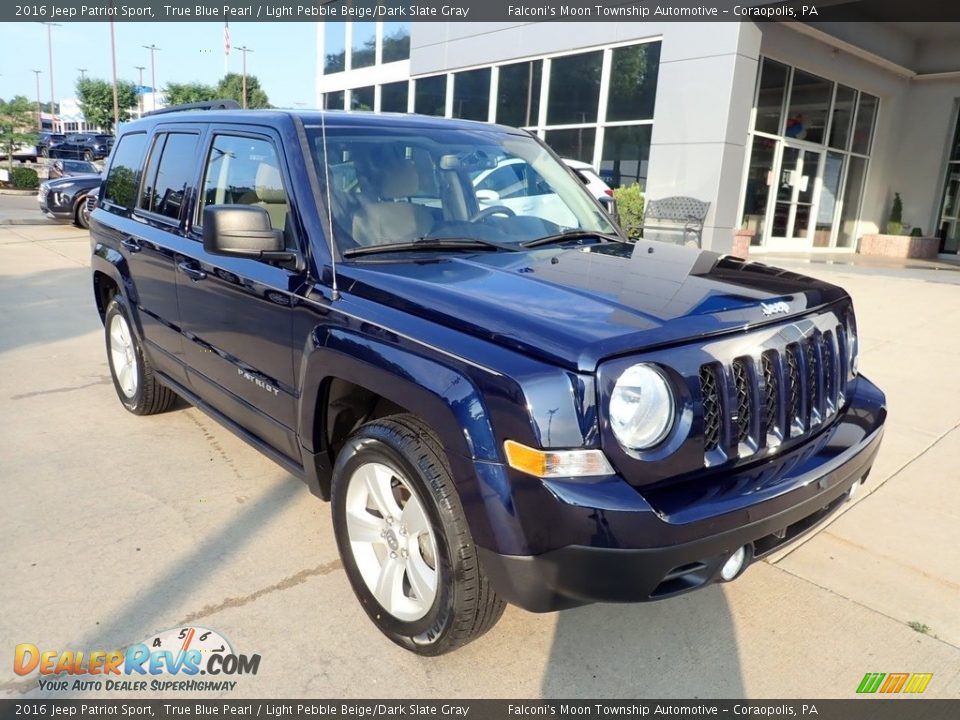 2016 Jeep Patriot Sport True Blue Pearl / Light Pebble Beige/Dark Slate Gray Photo #9