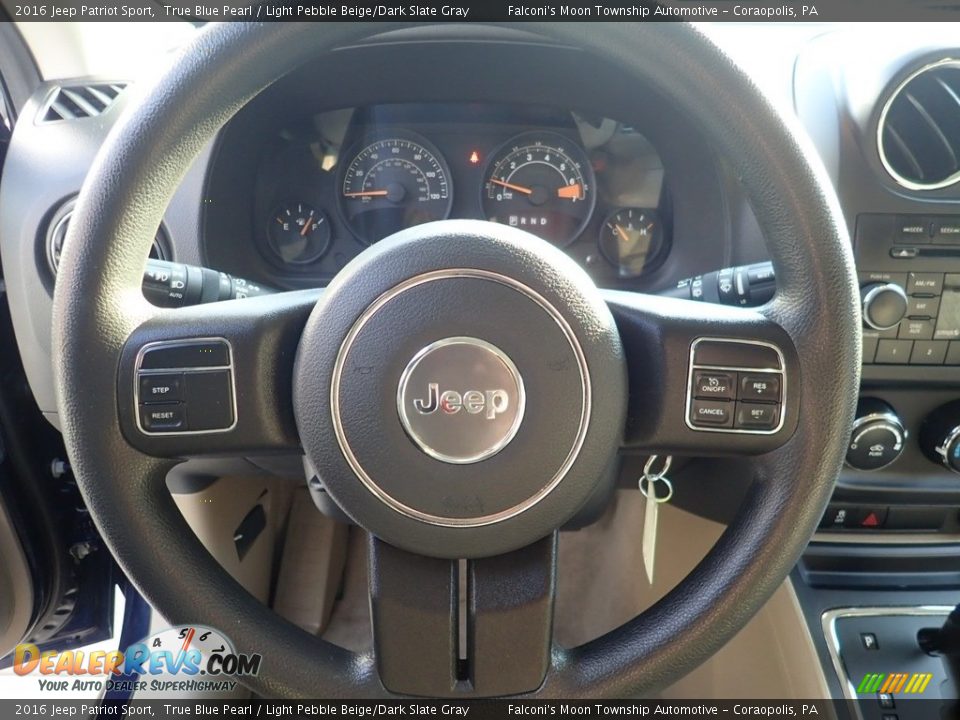 2016 Jeep Patriot Sport True Blue Pearl / Light Pebble Beige/Dark Slate Gray Photo #22