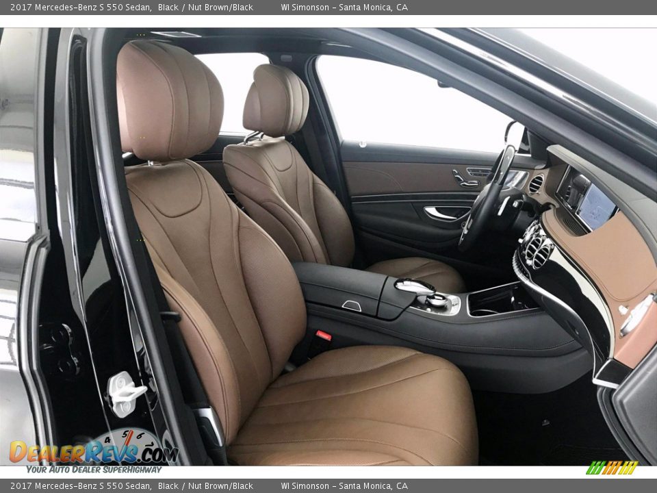 Front Seat of 2017 Mercedes-Benz S 550 Sedan Photo #6