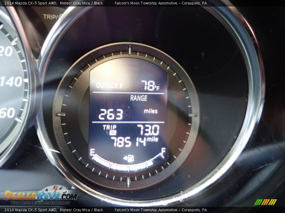 2014 Mazda CX-5 Sport AWD Meteor Gray Mica / Black Photo #24