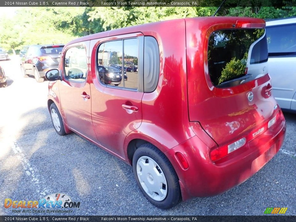 2014 Nissan Cube 1.8 S Cayenne Red / Black Photo #2