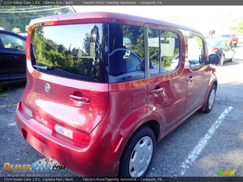 2014 Nissan Cube 1.8 S Cayenne Red / Black Photo #3