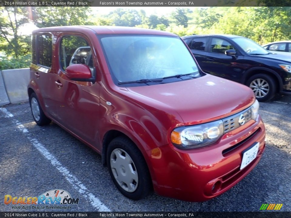2014 Nissan Cube 1.8 S Cayenne Red / Black Photo #4