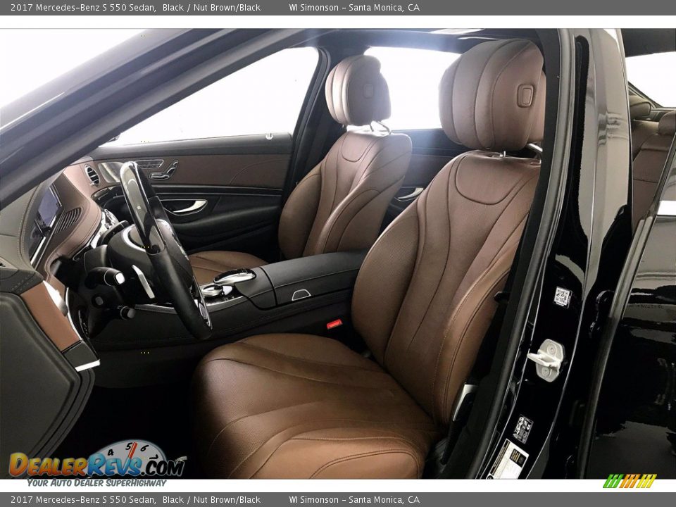 Front Seat of 2017 Mercedes-Benz S 550 Sedan Photo #14