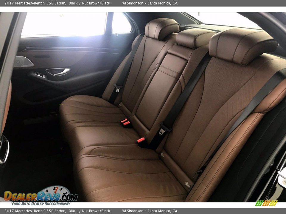 Rear Seat of 2017 Mercedes-Benz S 550 Sedan Photo #15