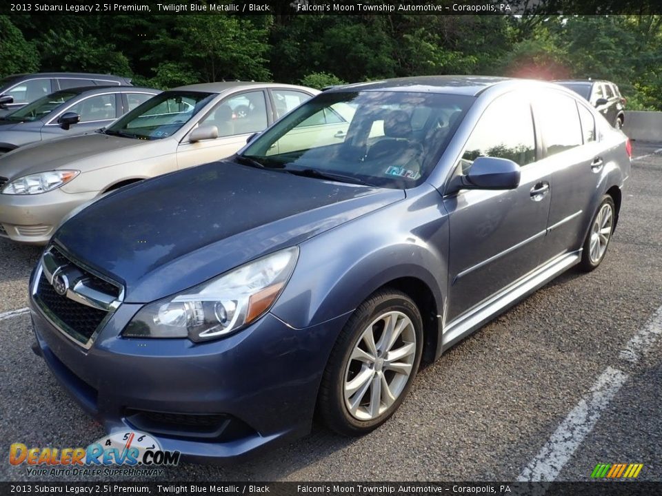 2013 Subaru Legacy 2.5i Premium Twilight Blue Metallic / Black Photo #1