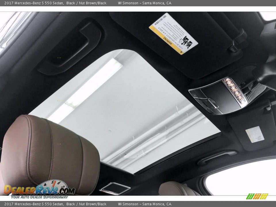 Sunroof of 2017 Mercedes-Benz S 550 Sedan Photo #29