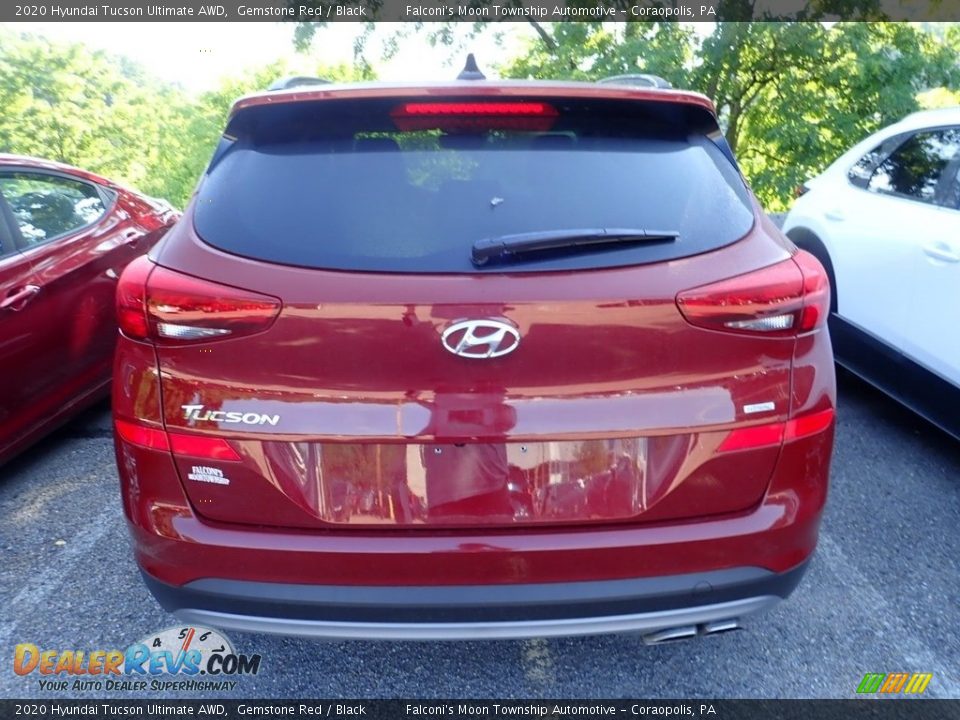 2020 Hyundai Tucson Ultimate AWD Gemstone Red / Black Photo #3