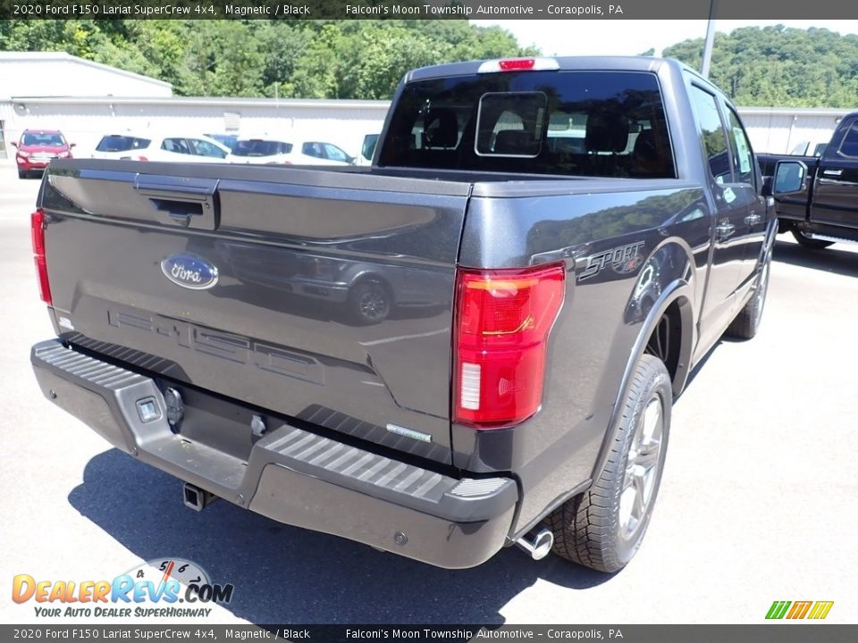 2020 Ford F150 Lariat SuperCrew 4x4 Magnetic / Black Photo #2