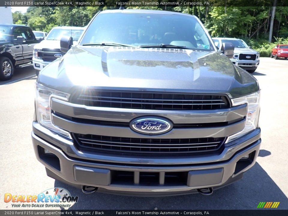 2020 Ford F150 Lariat SuperCrew 4x4 Magnetic / Black Photo #4