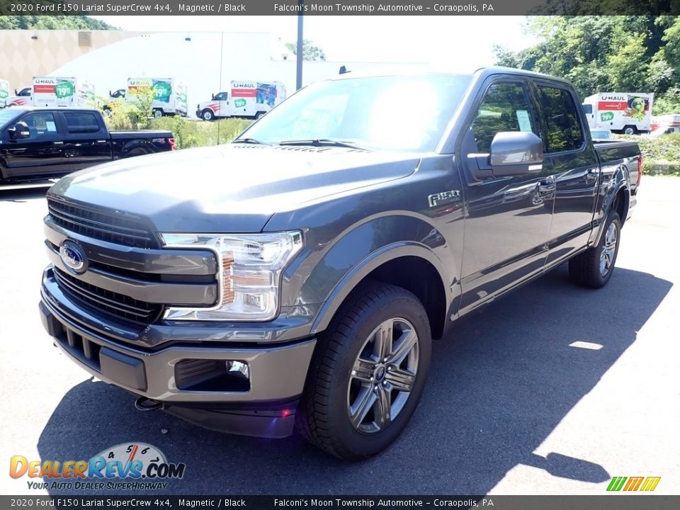 2020 Ford F150 Lariat SuperCrew 4x4 Magnetic / Black Photo #5