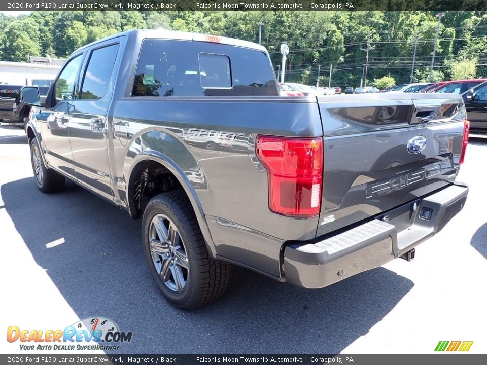 2020 Ford F150 Lariat SuperCrew 4x4 Magnetic / Black Photo #6