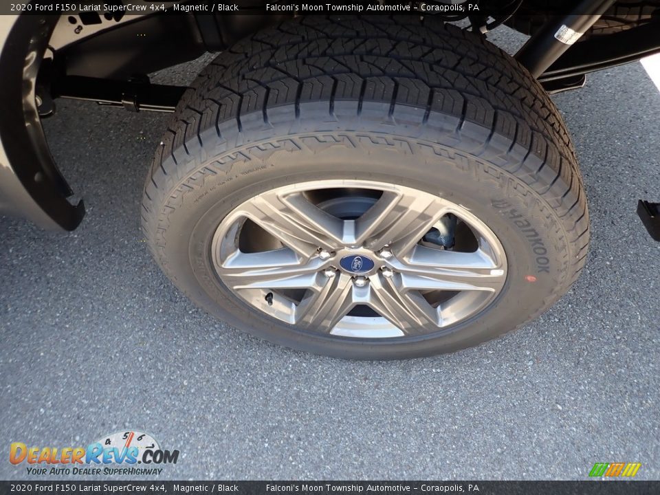 2020 Ford F150 Lariat SuperCrew 4x4 Magnetic / Black Photo #7