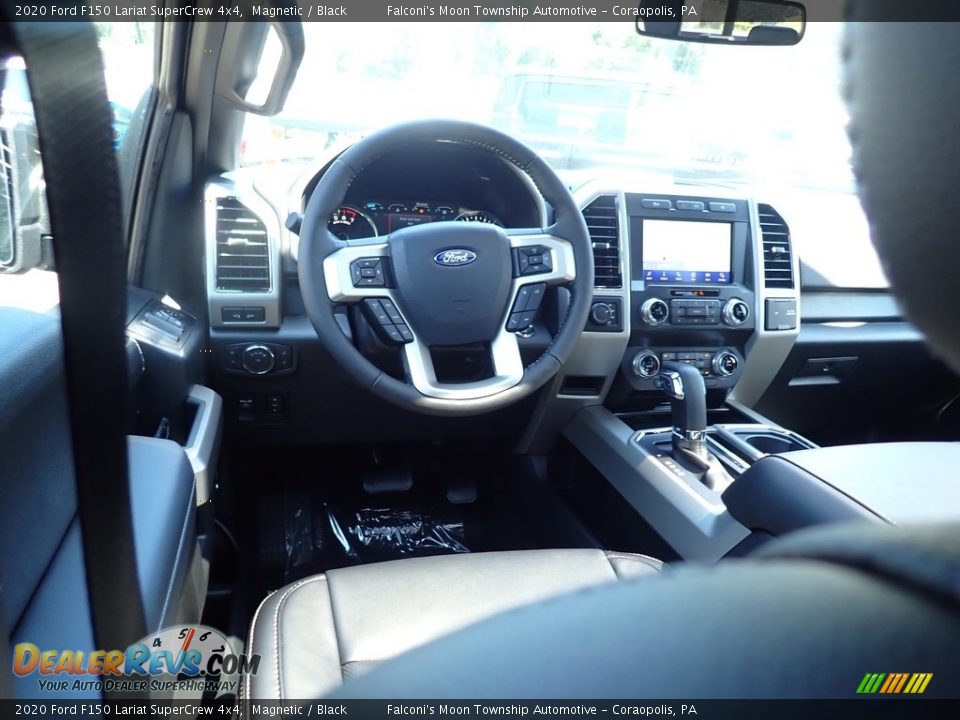 2020 Ford F150 Lariat SuperCrew 4x4 Magnetic / Black Photo #9