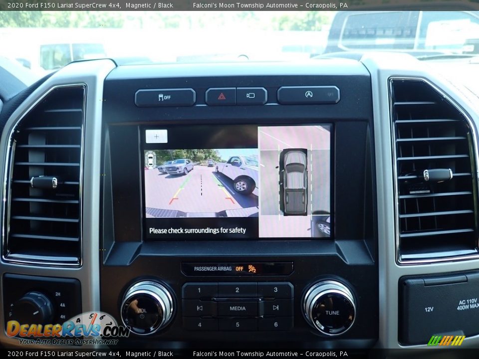 2020 Ford F150 Lariat SuperCrew 4x4 Magnetic / Black Photo #14