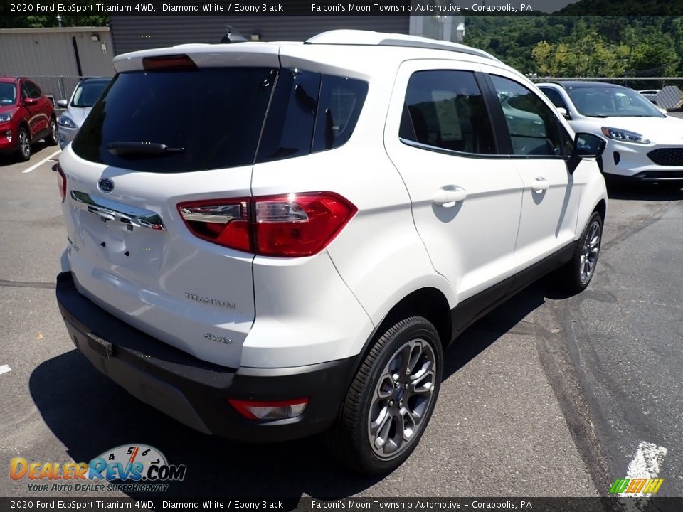 2020 Ford EcoSport Titanium 4WD Diamond White / Ebony Black Photo #2