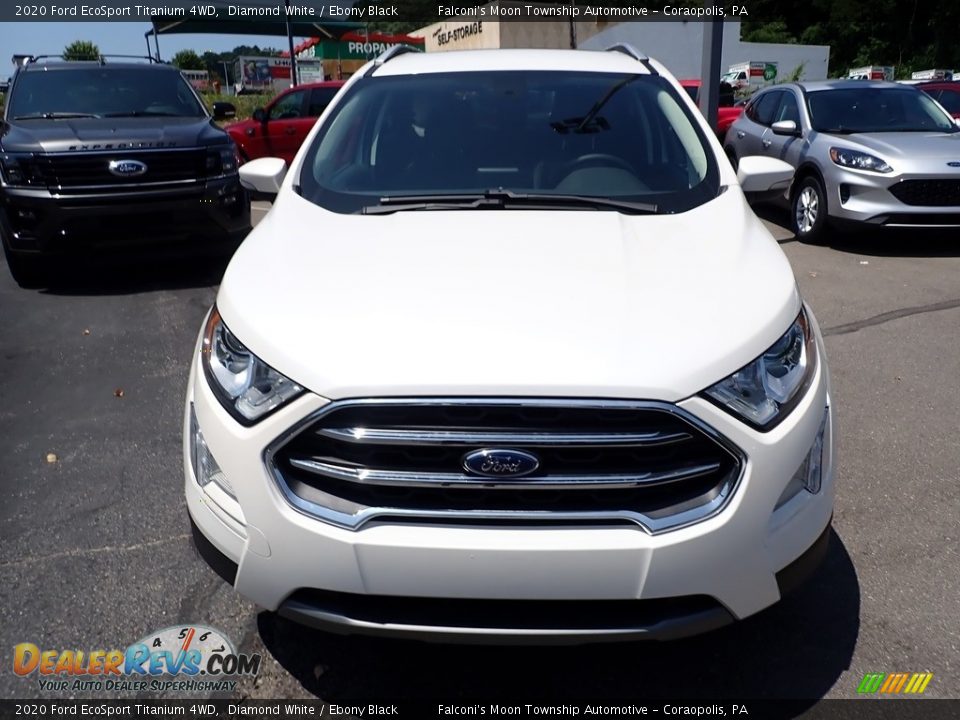 2020 Ford EcoSport Titanium 4WD Diamond White / Ebony Black Photo #4