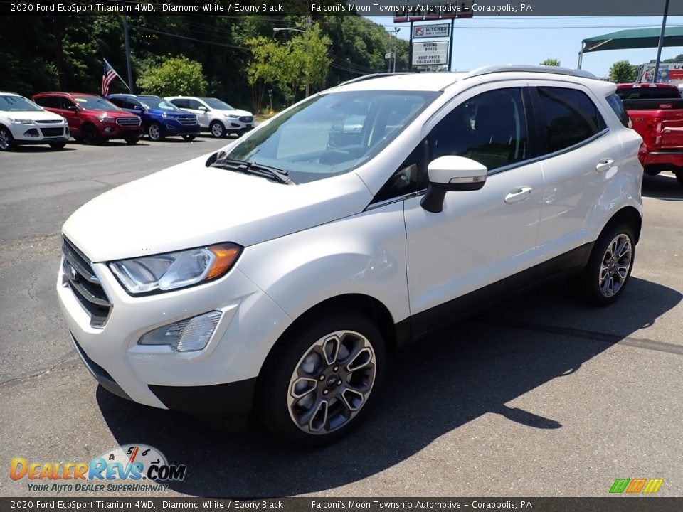 2020 Ford EcoSport Titanium 4WD Diamond White / Ebony Black Photo #5