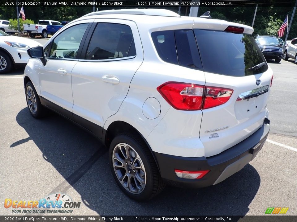 2020 Ford EcoSport Titanium 4WD Diamond White / Ebony Black Photo #6