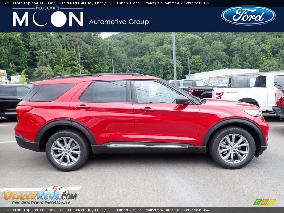 2020 Ford Explorer XLT 4WD Rapid Red Metallic / Ebony Photo #1