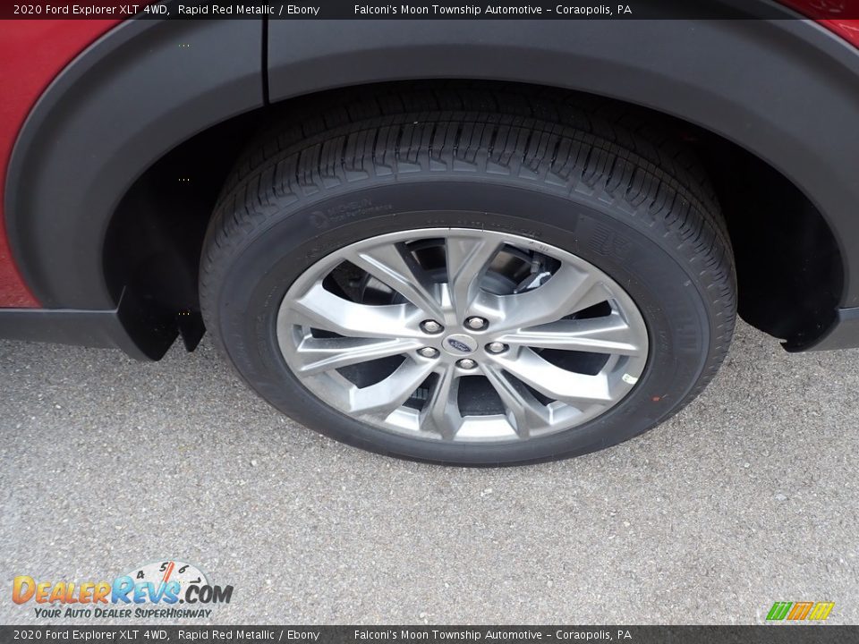 2020 Ford Explorer XLT 4WD Rapid Red Metallic / Ebony Photo #8