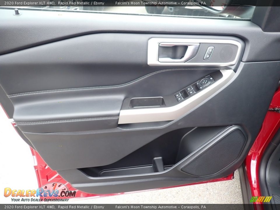 2020 Ford Explorer XLT 4WD Rapid Red Metallic / Ebony Photo #11