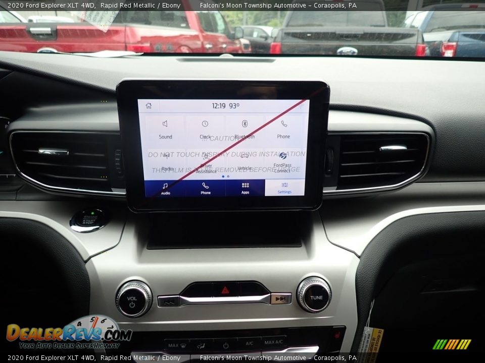 2020 Ford Explorer XLT 4WD Rapid Red Metallic / Ebony Photo #13