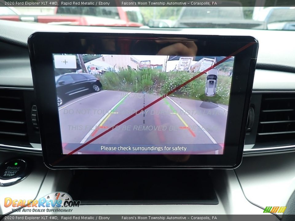 2020 Ford Explorer XLT 4WD Rapid Red Metallic / Ebony Photo #14