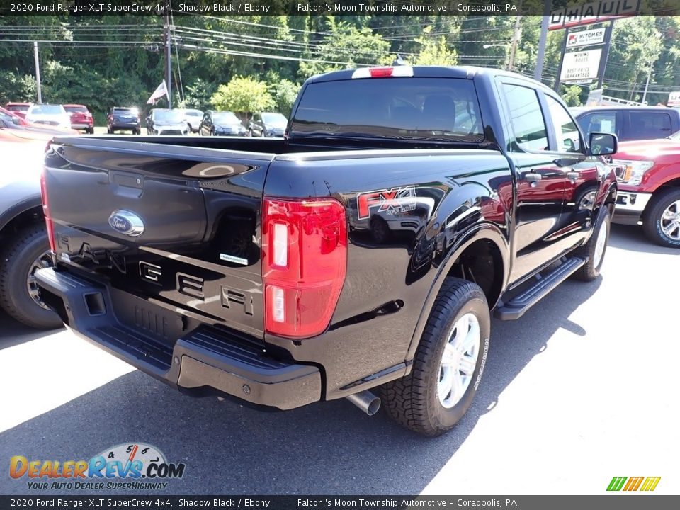 2020 Ford Ranger XLT SuperCrew 4x4 Shadow Black / Ebony Photo #2