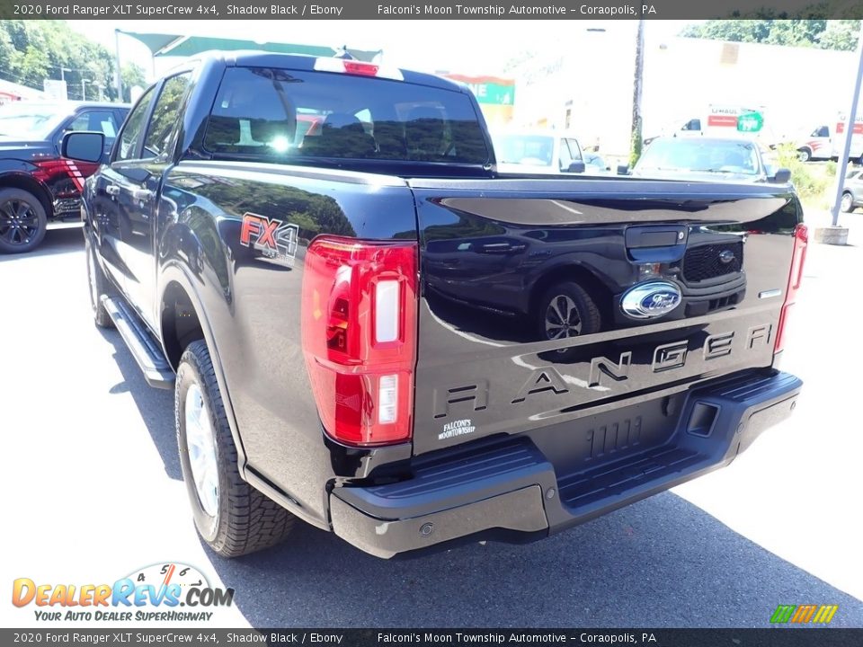 2020 Ford Ranger XLT SuperCrew 4x4 Shadow Black / Ebony Photo #6
