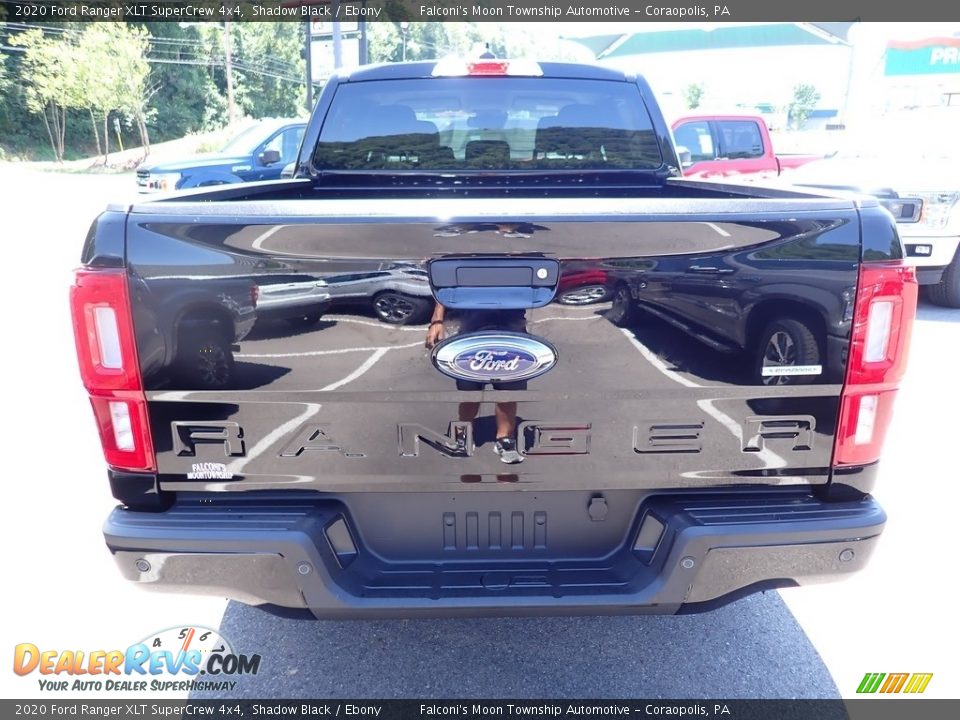 2020 Ford Ranger XLT SuperCrew 4x4 Shadow Black / Ebony Photo #7