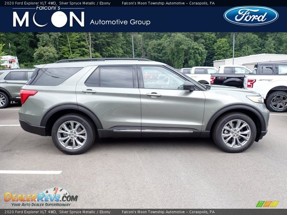2020 Ford Explorer XLT 4WD Silver Spruce Metallic / Ebony Photo #1