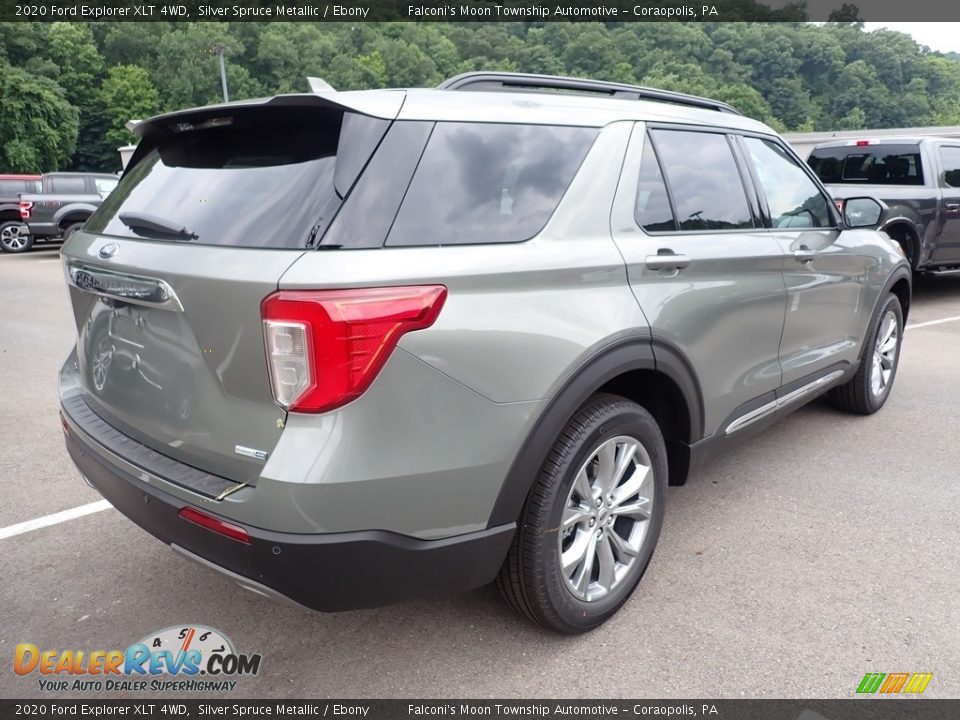 2020 Ford Explorer XLT 4WD Silver Spruce Metallic / Ebony Photo #2