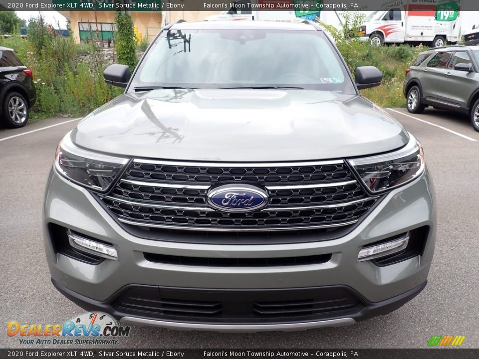 2020 Ford Explorer XLT 4WD Silver Spruce Metallic / Ebony Photo #4