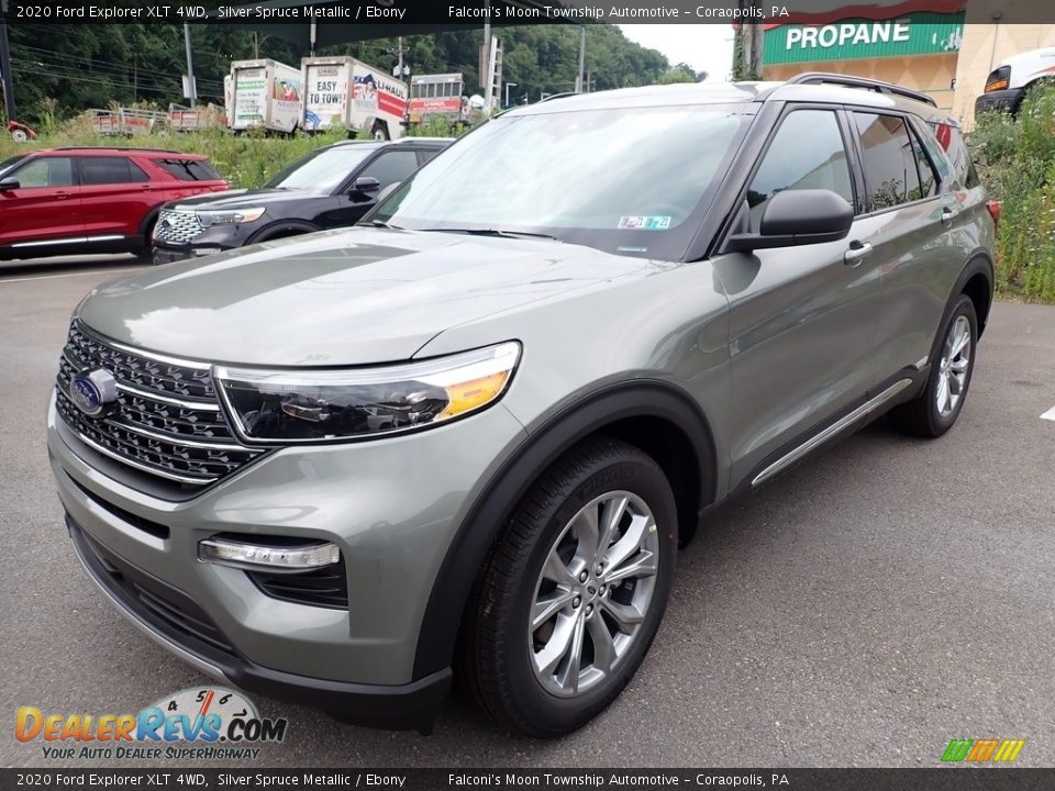 2020 Ford Explorer XLT 4WD Silver Spruce Metallic / Ebony Photo #5