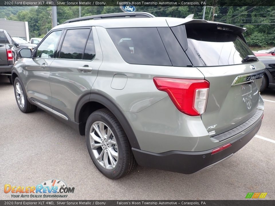 2020 Ford Explorer XLT 4WD Silver Spruce Metallic / Ebony Photo #6