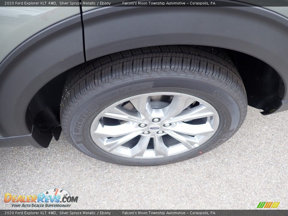 2020 Ford Explorer XLT 4WD Silver Spruce Metallic / Ebony Photo #7