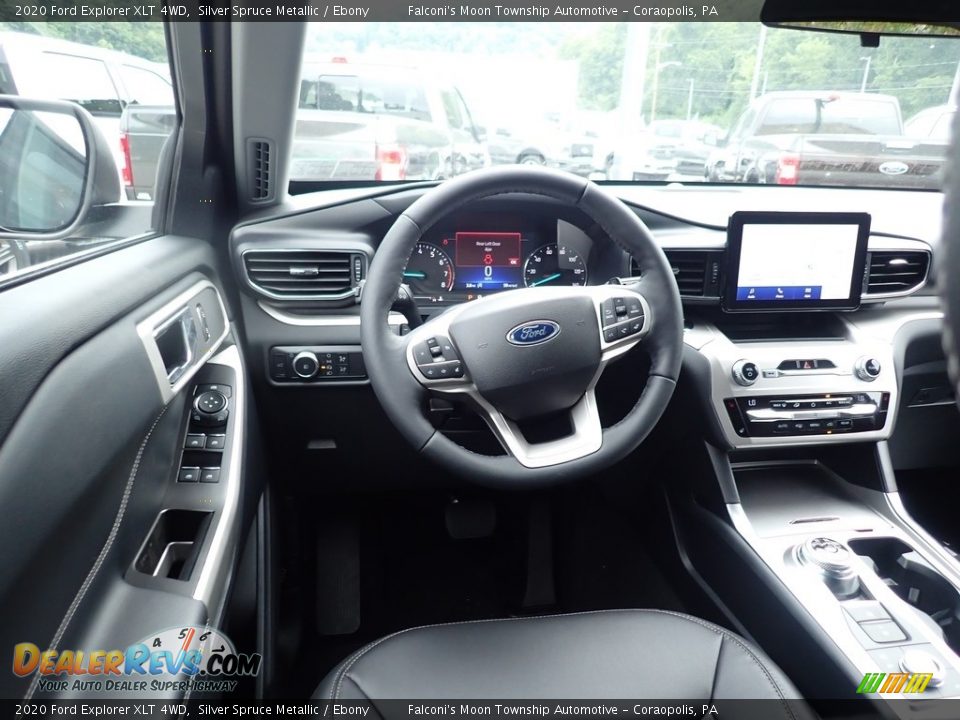 2020 Ford Explorer XLT 4WD Silver Spruce Metallic / Ebony Photo #9