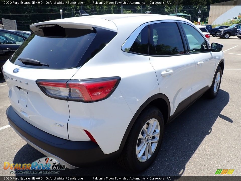 2020 Ford Escape SE 4WD Oxford White / Sandstone Photo #2