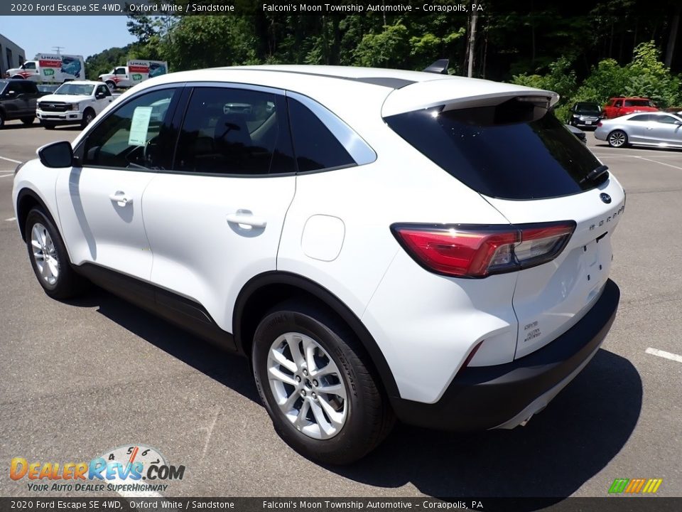 2020 Ford Escape SE 4WD Oxford White / Sandstone Photo #6