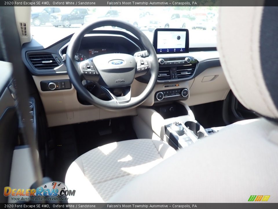 2020 Ford Escape SE 4WD Oxford White / Sandstone Photo #9